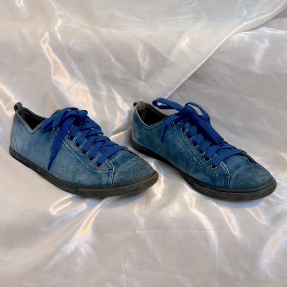Prada Men suede Lace up Sneakers - Picture 9 of 9